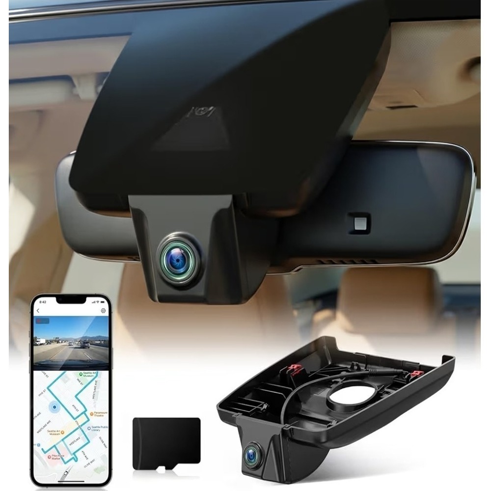 4K Dash Cam for Lexus ES350 ES300h ES250 2019-2025 OEM Style Stealth Dashcam UHD